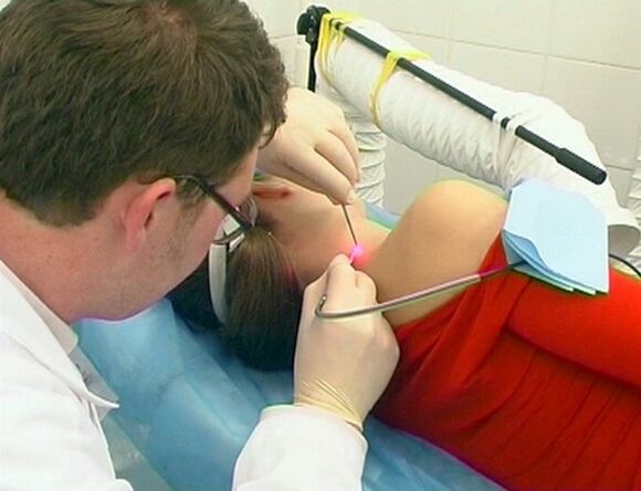 Removal of the papilloma